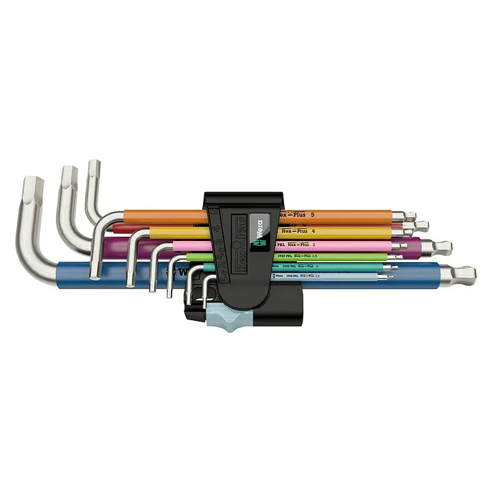 Wera Imbus ključevi set - 9 -dij., 1,5 - 10 mm - Pogled sprijeda