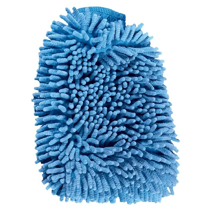 Star brite Mikrofaser-Reinigungshandschuh Reggae - Blau - Vorderansicht