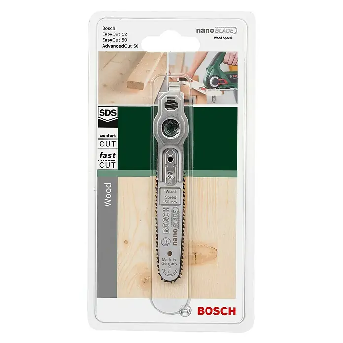 Bosch List pile NanoBlade Wood Speed - Duljina reza: 50 mm, Područje primjene: Drvo - Pogled sprijeda