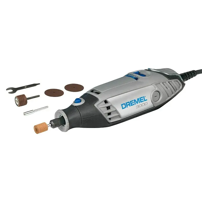 Dremel Multitool 3000-5 - 130 W, Onbelast toerental: 10.000 tpm - 30.000 tpm - Zijaanzicht links
