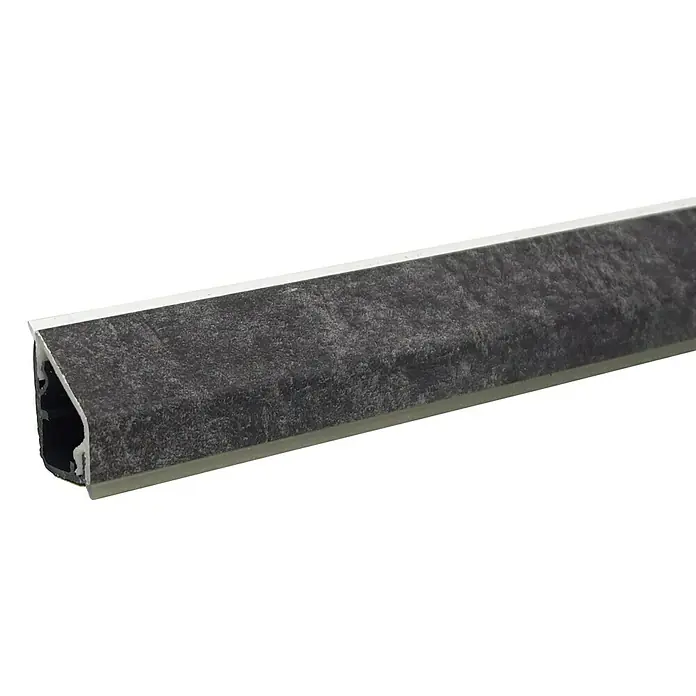 Kantoflex Wandabschlussprofil Design 3953 Schiefer - 60 x 1,6 x 2,4 cm - Detailaufnahme