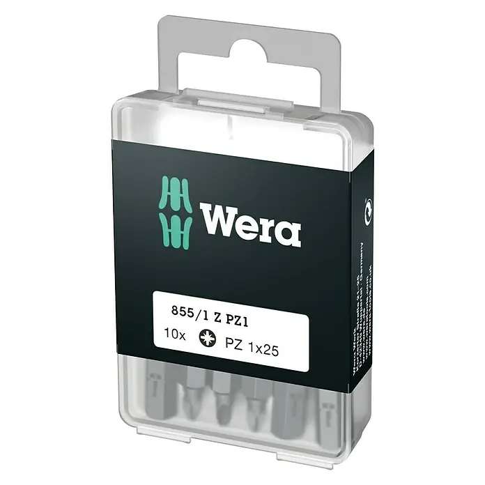 Wera Kutija s bitovima 855/1 - PZ 1, 10 -dij. - Pogled sprijeda