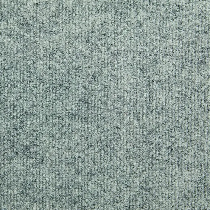 Teppichfliese Rex - Hellgrau, 500 x 500 mm, 100 % Polypropylen (Flor) - Ansicht von oben