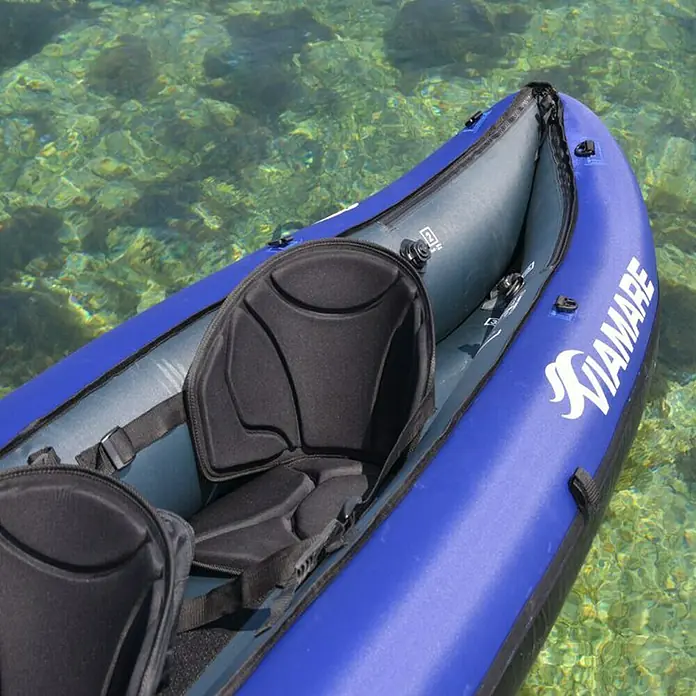 Viamare Kajak 330 - 330 x 94 cm, Geeignet für: 2 Personen, Nutzlast: 200 kg - Vorderansicht