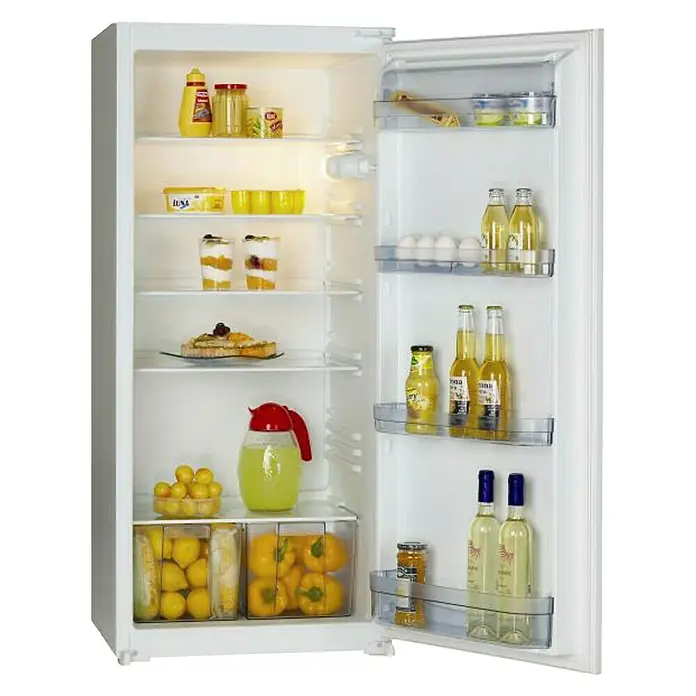 Respekta Einbaukühlschrank KS 1220 - Nutzinhalt Gesamt: 204 l, 54,5 x 54 x 122,5 cm, Weiß