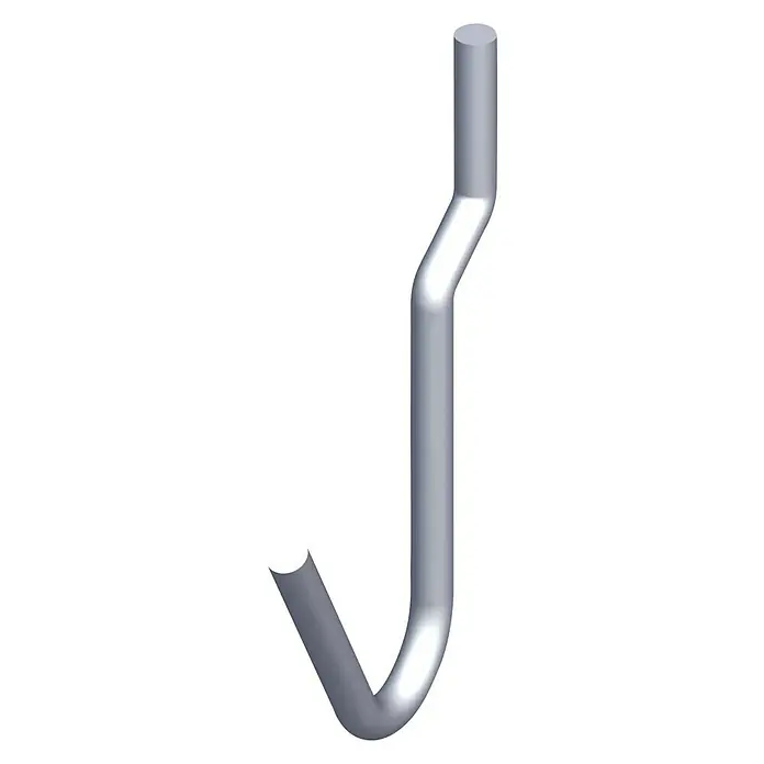 Kantoflex Haak voor perforatiewand - l x b: 15 x 15 mm, 6 st. - Zijaanzicht links