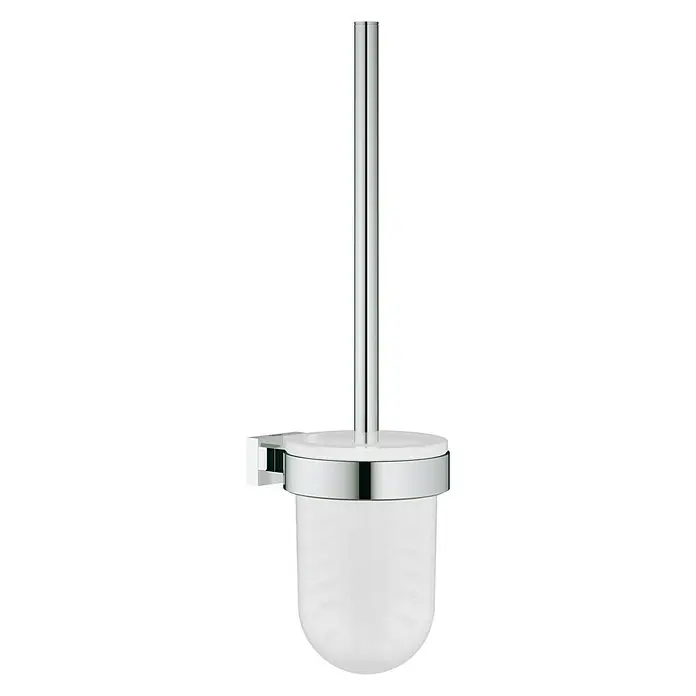 Grohe Essentials Cube WC-Bürstengarnitur - Chrom, Glänzend - Vorderansicht