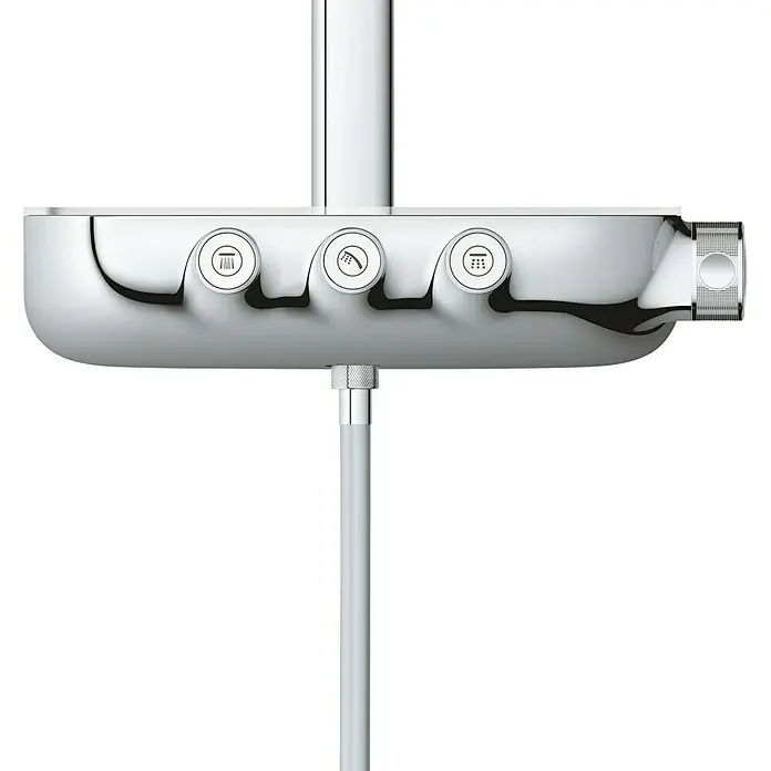Grohe Duschsystem Rainshower SmartControl 360 - Mit Thermostatarmatur, Lochabstand: 100,6 cm, Anzahl Strahlarten: 3 Stk., Chrom - Detailaufnahme