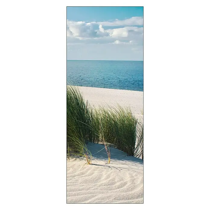 Glasbild Seaside Idyll - Seaside Idyll, B x H: 90 x 80 cm, 3 -tlg.
