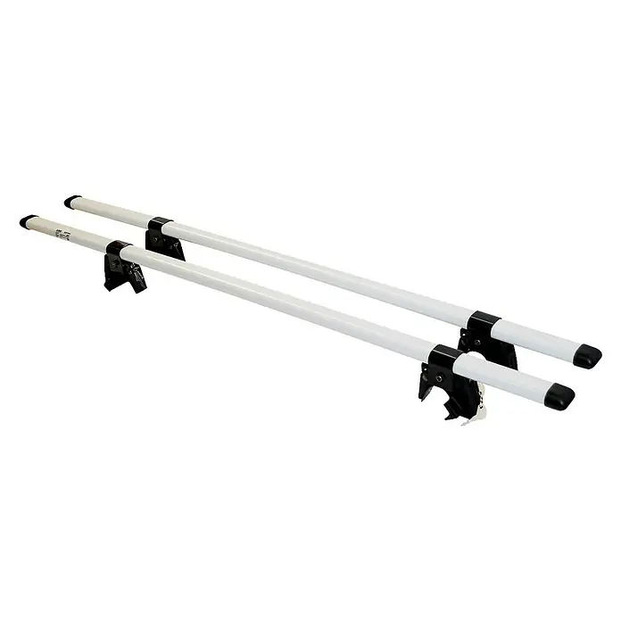Eufab Dachträger BASIC PLUS - Länge: 120 cm, Stahl, 2 Stk. - Vorderansicht