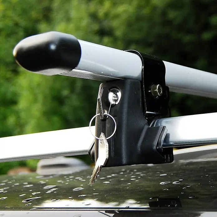 Eufab Dachträger BASIC PLUS - Länge: 120 cm, Stahl, 2 Stk. - Anwendungsbeispiel