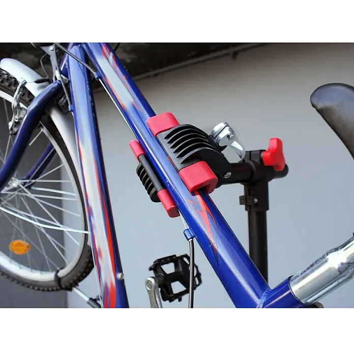 Eufab Fahrradmontageständer PROFI - Geeignet für: Rahmenstärke 2,5 - 4 cm, Nutzlast: 30 kg - Anwendungsbeispiel