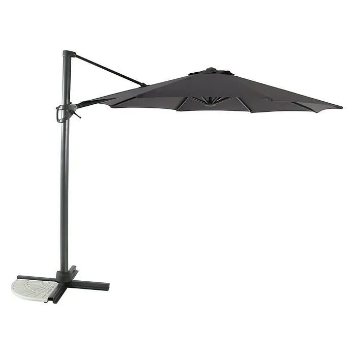 Sunfun Ligurien Ampelschirm - 300 cm, Anthrazit