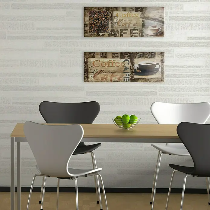 ProArt Leinwandbild Konventionel - Café Americano I, B x H: 80 x 30 cm - Stimmungsaufnahme