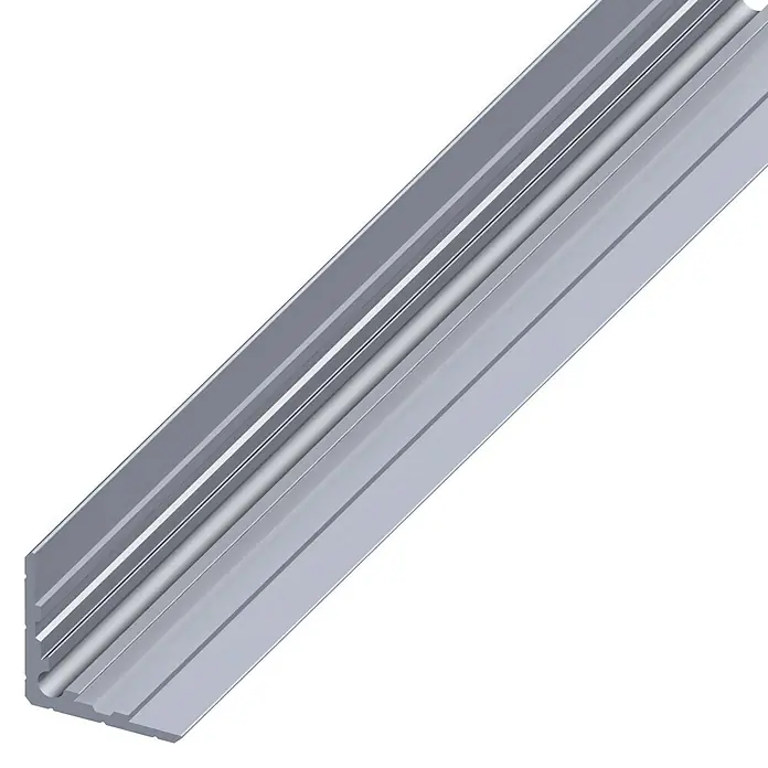 Winkelprofil - L x B: 1.000 x 29,5 mm, Stärke: 1,2 mm, Aluminium, Silber - Linke Seitenansicht