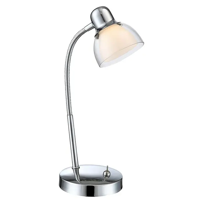 Globo Led-tafellamp - 5 W, Chroom, Warm wit - Zijaanzicht rechts