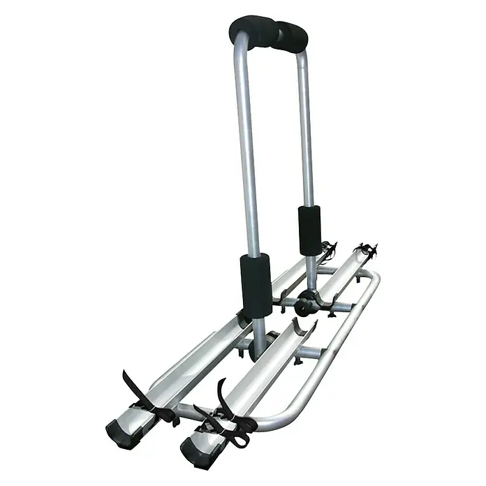 LAS Deichsel-Fahrradträger - Geeignet für: 2 Fahrräder, Max. Ladegewicht: 35 kg - Vorderansicht