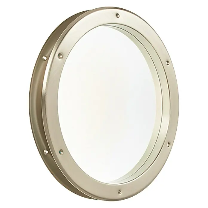 Mottez Bullauge - Metall, Silber, Verglasung: Klar, Durchmesser: 26 cm