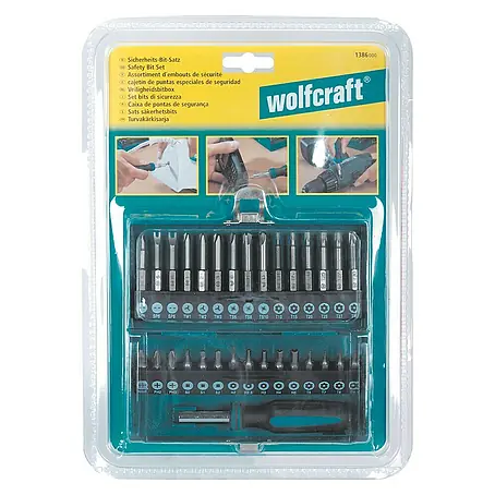 Wolfcraft  Bit-Set Safety-Bit-Box