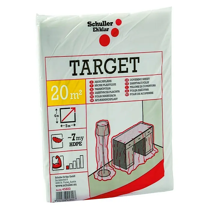 Schuller Abdeckfolie Target S7 - 20 m², Transparent
