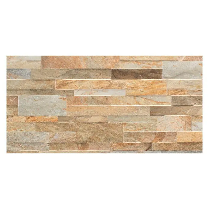 Momastela Dekorfliese Muretto - L x B: 31 x 61 cm, Ocker, Glasiert