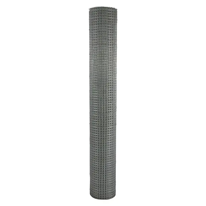 H+S Zauntechnik Drahtgitter - L x H: 5 x 0,5 m, Maschenweite: 13 mm, Drahtstärke: 1 mm, Silber, Verzinkt