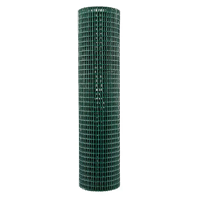 H+S Zauntechnik Drahtgitter - L x H: 5 x 0,5 m, Maschenweite: 19 mm, Drahtstärke: 1 mm, Grün, Beschichtet