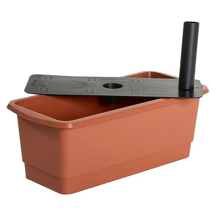Wibo Balkonkasten Elba - Max. Außenlänge: 80 cm, Terracotta
