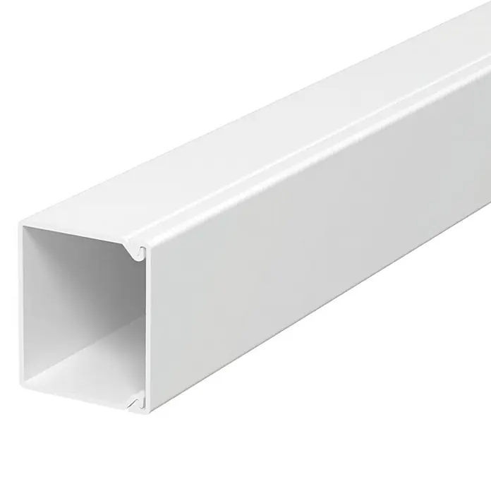 Mini-Kabelkanal - 2 m x 60 mm x 60 mm, Weiß