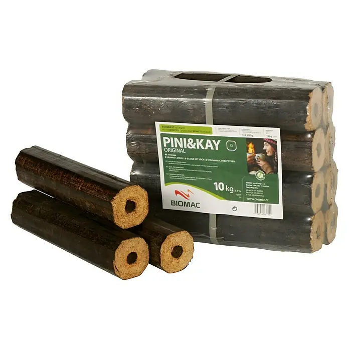 Biomac Holzbriketts - 10 kg, Hartholz