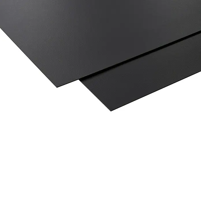 Gutta Guttagliss Metalleffekt-Platte Leder - L x B: 100 x 65 cm, Schwarz
