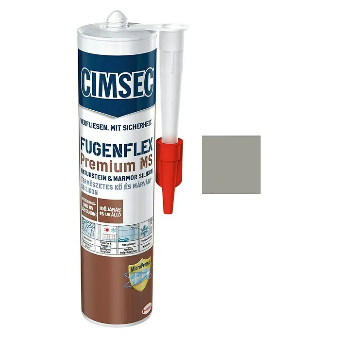 Cimsec Naturstein- & Marmorsilikon Fugenflex Premium MS - Manhattan, 310 ml, Auf Oxime-Basis