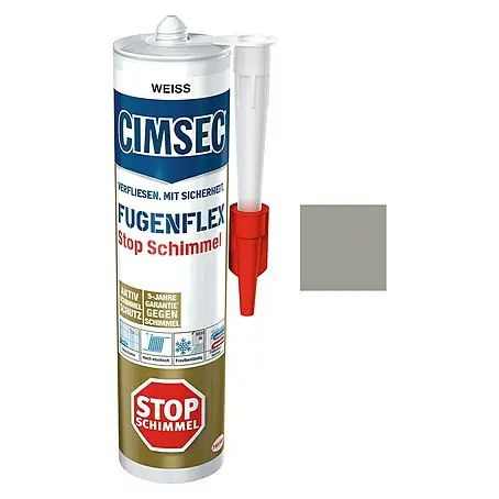 Cimsec  Silikon-Dichtungsmasse Fugenflex Stop Schimmel