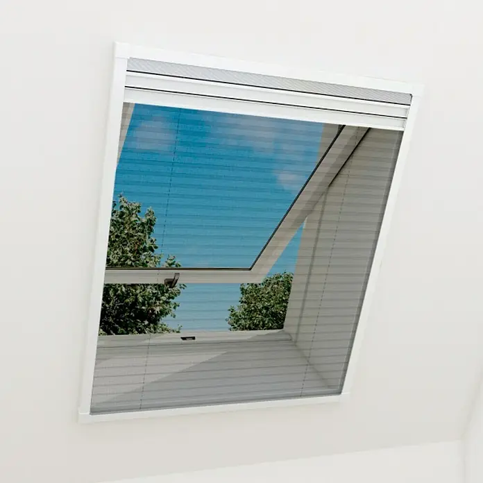 Windhager Dachfenster-Insektenschutz Plissee 2IN1 Expert - 2,6 x 160 cm, Anthrazit