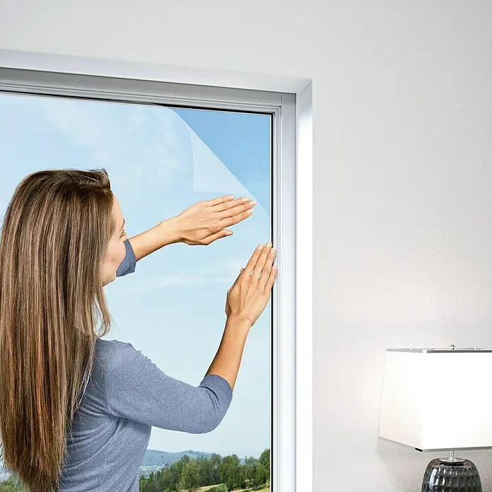 Windhager Insektenschutzgitter Standard - 100 x 130 cm, Weiß, Klettbefestigung