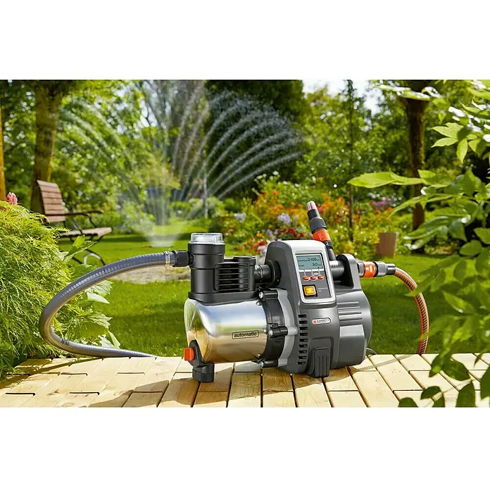 Gardena Kućna pumpa za vodu 6000/6 LCD inox - 1.300 W, Maksimalni protok: 6.000 l/h, Maksimalni tlak: 5,5 bar