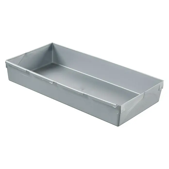 Curver Schubladeneinsatz - 30 x 15 x 5 cm, Silber, Kunststoff