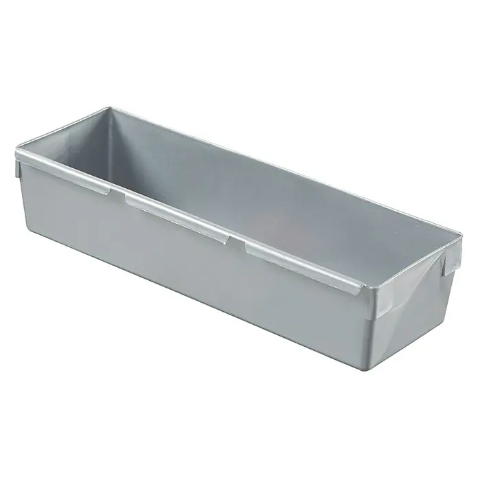 Curver Schubladeneinsatz - 23 x 8 x 5 cm, Silber, Kunststoff