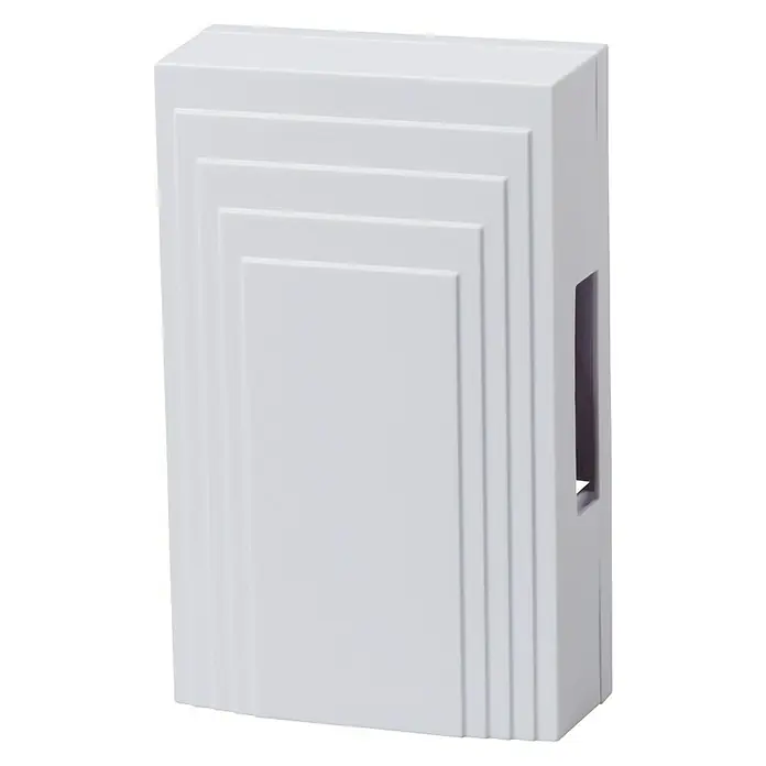 Heidemann 2-Klang-Gong Pallas - L x B x H: 170 x 105 x 50 mm, 82 dB, Weiß, Kunststoff