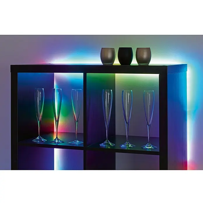 Prisma Leuchten LED-Band Digital RGB - Länge: 5 m, Mehrfarbig, 24 W