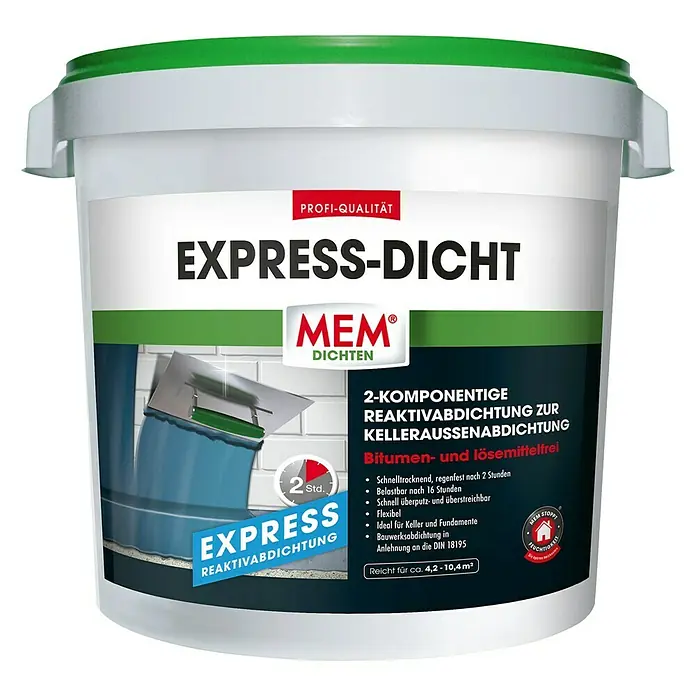 MEM Reaktivabdichtung Express-Dicht - 25 kg, Lösemittelfrei