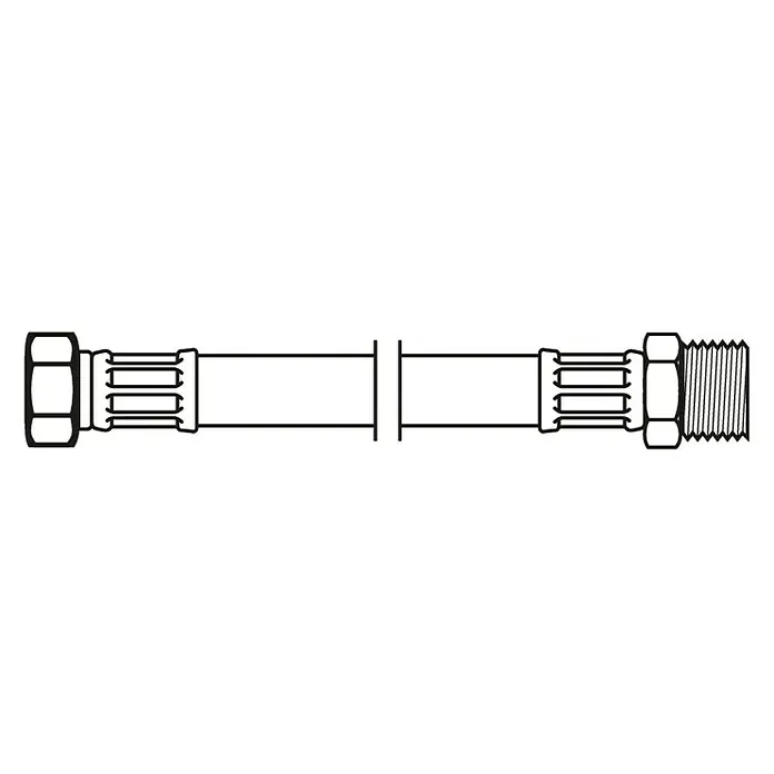 Flexo Anschlussschlauch - Anschlussart: Männlich - Weiblich, Länge: 10 cm, ⅜″