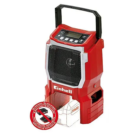 Einhell Power X-Change Akku-Baustellenradio TE-CR 18 Li-Solo
