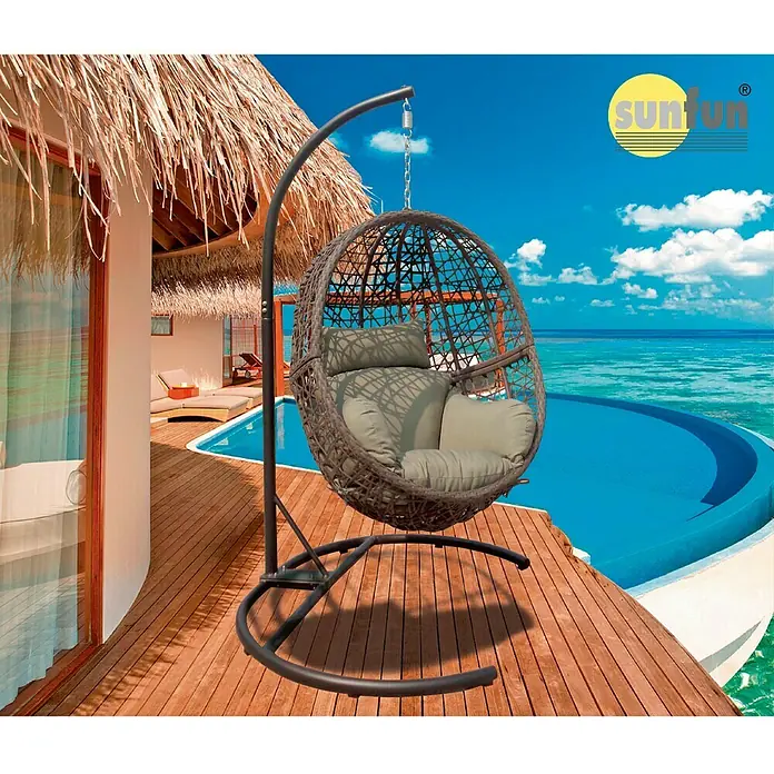 Sunfun Viseća fotelja - 95 x 70 cm, Smeđe boje