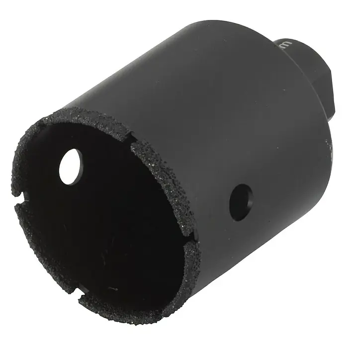Wolfcraft Dijamantna kruna za bušenje rupa Ceramic - Promjer provrta: 50 mm, Dubina reza: 45 mm, M14 navoj - Pogled sprijeda