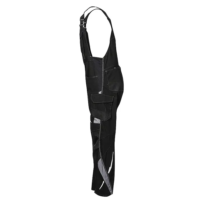 Kübler Pulsschlag Herren-Latzhose - 52, Schwarz/Anthrazit - Rückansicht