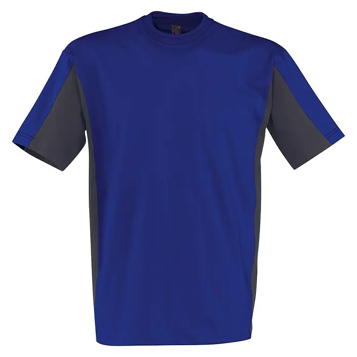 Kübler T-Shirt - Konfektionsgröße: XS, Blau/Anthrazit - Vorderansicht