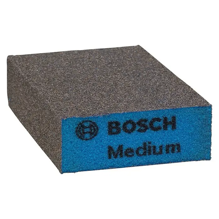 Bosch Brusna spužva Flat - Grubo, D x Š x V: 97 x 69 x 26 mm - Pogled s lijeve strane