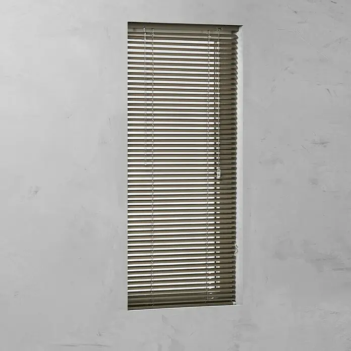 Expo Ambiente Jalousie - B x H: 160 x 175 cm, Braun, Aluminium - Vorderansicht
