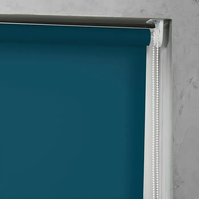 Expo Ambiente Rollo Mini - B x H: 90 x 210 cm, Blau, Tageslichtdurchlässig - Detailaufnahme